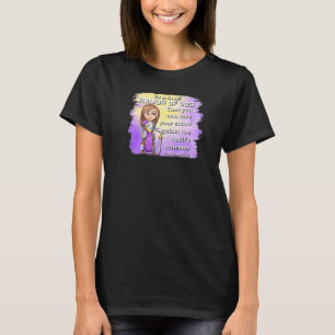 Camiseta Corta Armada De Motivación Cristiana De Dios Efesi