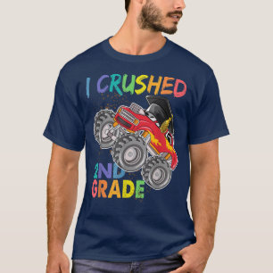 Camiseta Corta De Vuelta Al Camión De Monstruo Gracioso De 