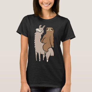 Camiseta Corta Leche Sobre Llama Amor Y Lemas