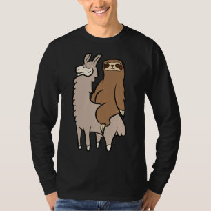 Camiseta Corta Leche Sobre Llama Amor Y Lemas