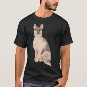 Camiseta Corta Oveja Alemana Para Perro