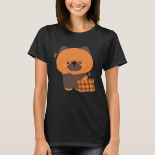 Camiseta Corta Sleepy German Shepherd Puppy