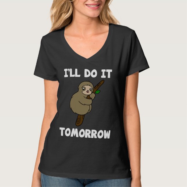 Camiseta Corta Slote Lo Haré Mañana (Anverso)