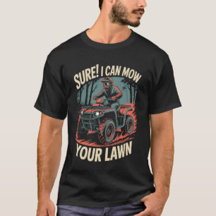 Camiseta Corta Tu Césped ATV Cuatrimoto Quad Todo Terreno M
