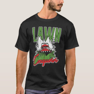 Camiseta Cortacésped Conquistador de Césped para Jardinería