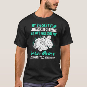 Camiseta Cortacésped Cortar Césped Jardinero Jardín Jardine