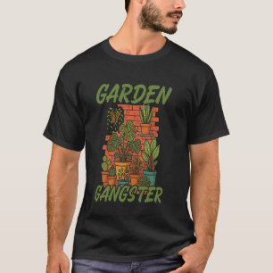 Camiseta Cortacésped de jardinería Cosechando Retro Antiguo