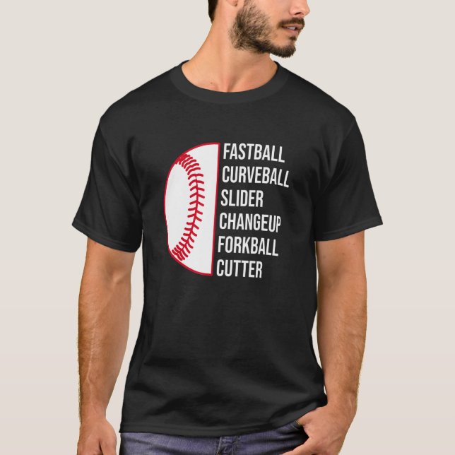 Camiseta Cortadora de voladizo Curveball Changeup Cutter Bé (Anverso)