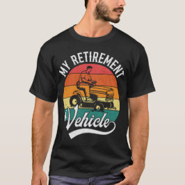 Camiseta Cortando mi vehículo de jubilación Divertido corta
