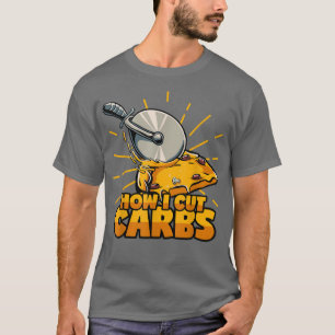 Camiseta Cortar Carbohidratos Pizza Cuchilla Dieta Perder P