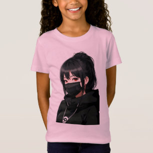 Camiseta Cortar chica de Anime