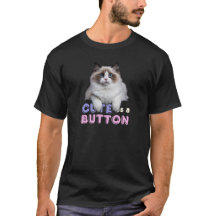 Cortar como un gato gatito botón