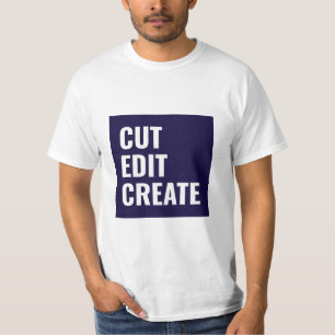 Camiseta Cortar, editar, crear el editor de vídeo T-Shirt