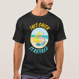 Camiseta Cortar Este Chick Es Jubilación Retirada Presente