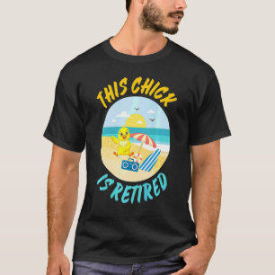 Camiseta Cortar Este Chick Es Jubilación Retirada Presente