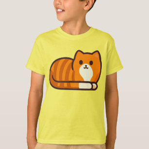 Camiseta Cortar gato Naranja
