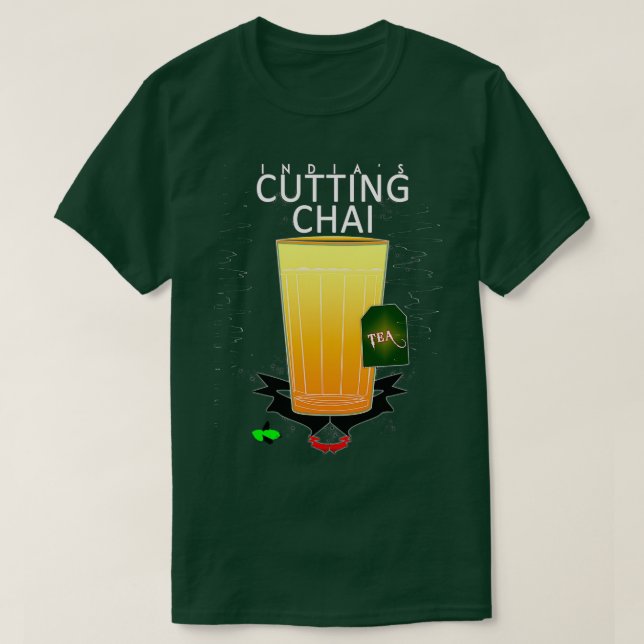 Camiseta cortar Tea Chai 1 (Diseño del anverso)