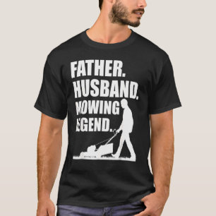 Camiseta Corte de Césped Genial Para Hombres Padre Cuidado