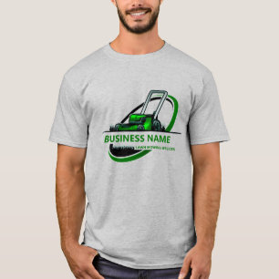 Camiseta Corte de Césped Profesional Paisajismo Logo Person