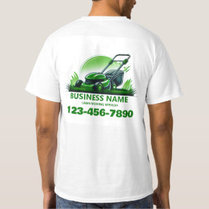 Camiseta Corte de Césped Profesional Paisajismo Logo Person