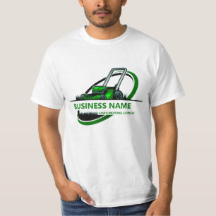 Camiseta Corte de Césped Profesional Paisajismo Logo Person