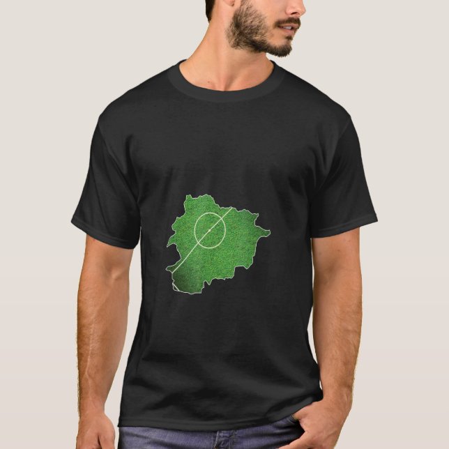 Camiseta Corte de Fútbol de Andorra (Anverso)