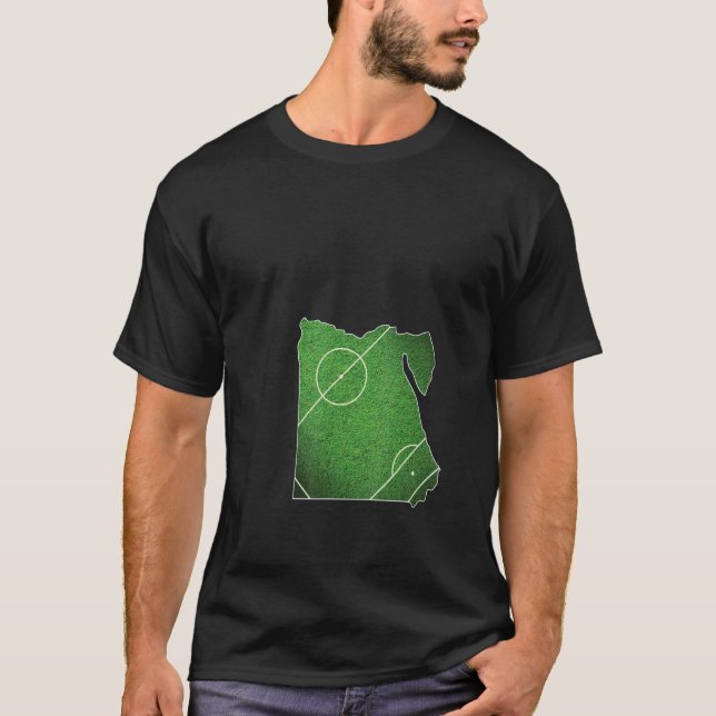 Camiseta Corte de Fútbol de Egipto (Anverso)