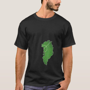 Camiseta Corte de Fútbol de Groenlandia
