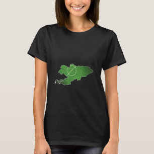 Camiseta Corte de fútbol de Kirguistán