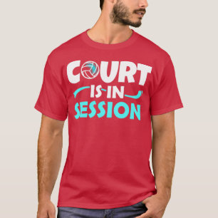 Camiseta Corte De Impresión De Regalos De Voleibol De Guay
