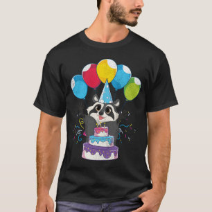 Camiseta Corte de la fiesta de cumpleaños de Panda Trash so