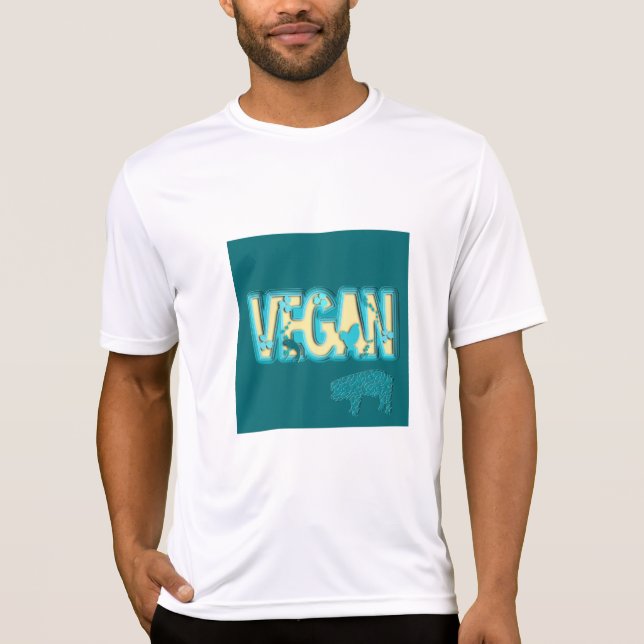 Camiseta Corte de papel vegano (Anverso)