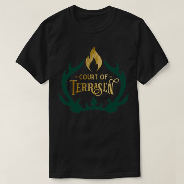 Camiseta Corte de Terrasen Throne de Glass (Diseño del anverso)