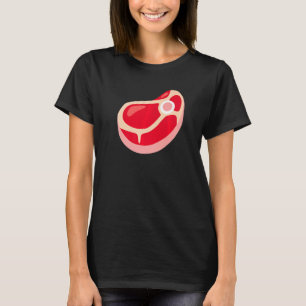 Camiseta Corte De Vestimenta De Carne De Carne