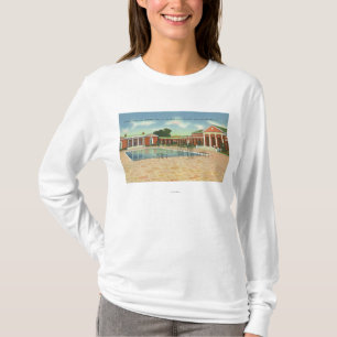 Camiseta Corte del edificio de la reconstrucción y opinió