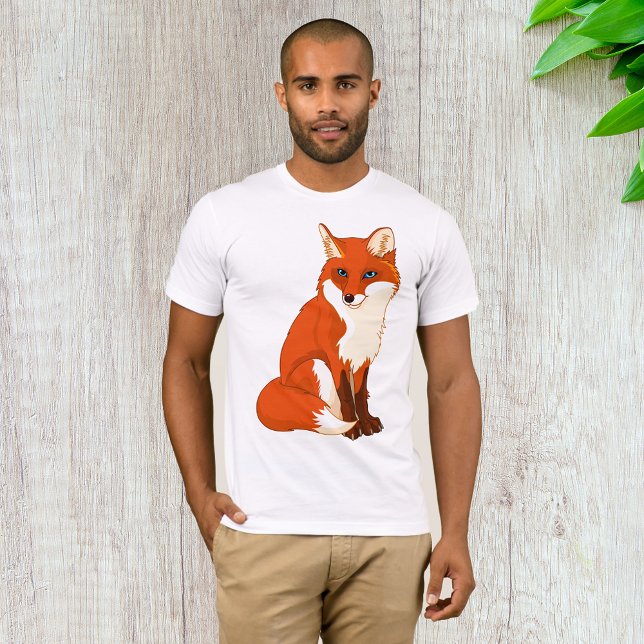 Camiseta Corte Fox Sitting Mens T-Shirt (Subido por el creador)