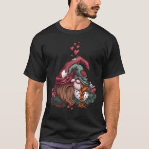 Camiseta Corte Valentine dos gnomos locos en el amor San Va