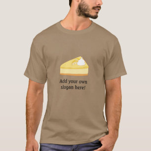 Camiseta Cortejo de queso: lema de Personalizable