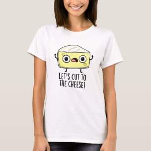 Camiseta Cortemos al divertido bollo de comida de queso