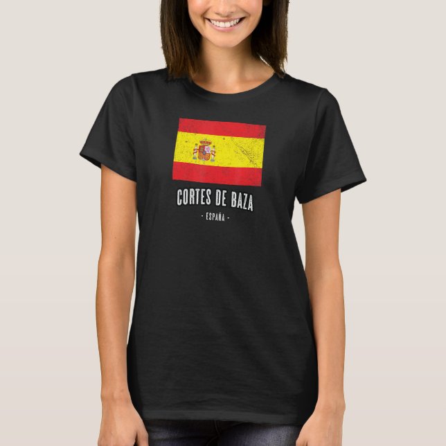 Camiseta Cortes De Baza España Es Bandera Ciudad Ropa (Anverso)