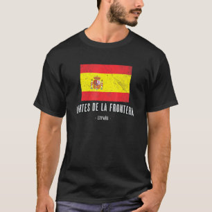 Camiseta Cortes De La Frontera España Es Bandera Ciudad - B