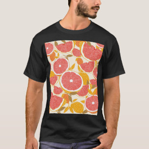 Camiseta Cortes de pomelo con hojas