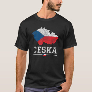 Camiseta Cortesía C De La República Checa En El Mapa Y El R