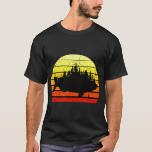 Camiseta Cortez Florida: Barcos de Pesca Retro Atardecer