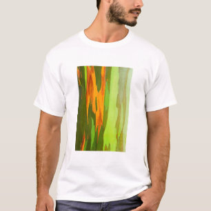 Camiseta Corteza arco iris eucalipto, Hawái