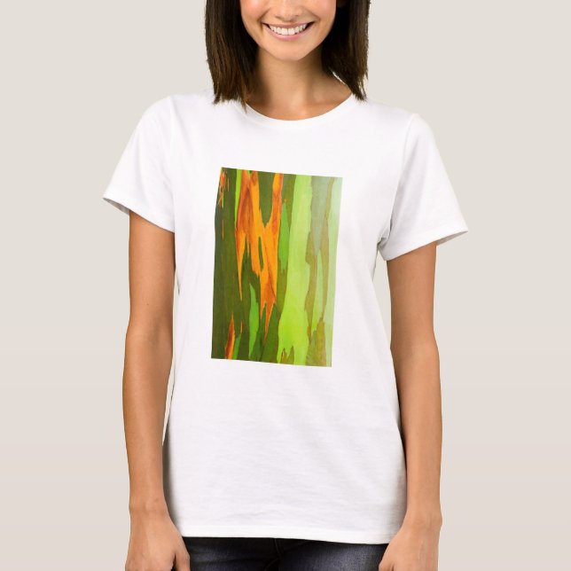 Camiseta Corteza de eucalipto arco iris, Hawaii (Anverso)