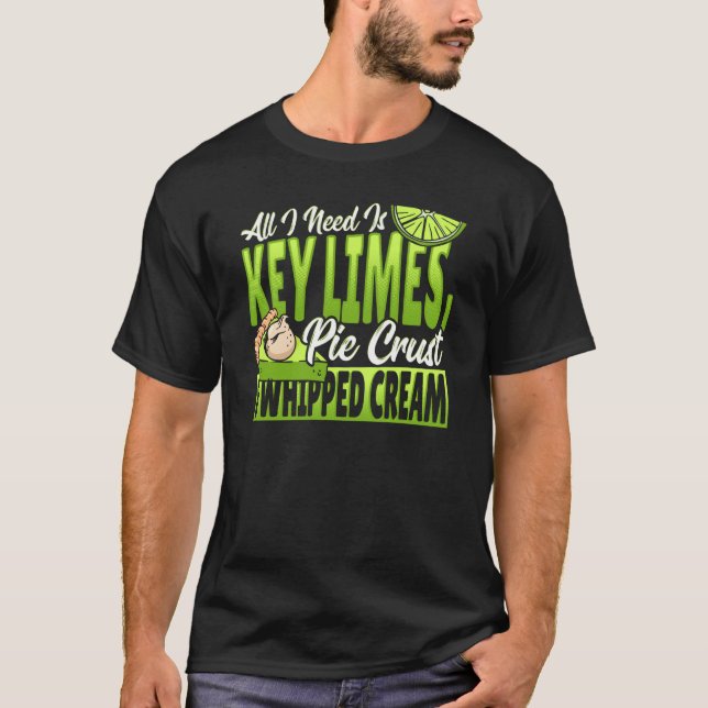 Camiseta Corteza de pastel de limas clave (Anverso)