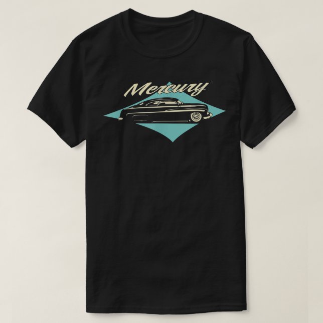Camiseta Corteza de plomo Kustom de 1951 de Mercurio Coupe  (Diseño del anverso)