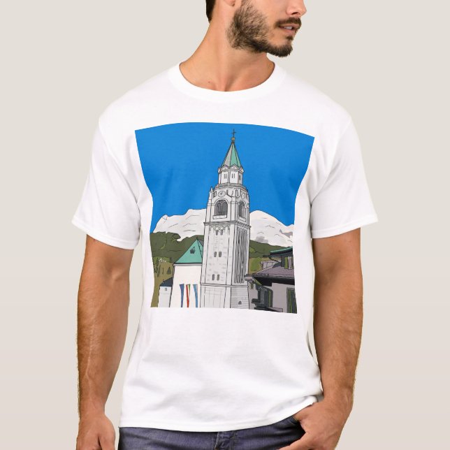 Camiseta Cortina d'Ampezzo Italia (Anverso)