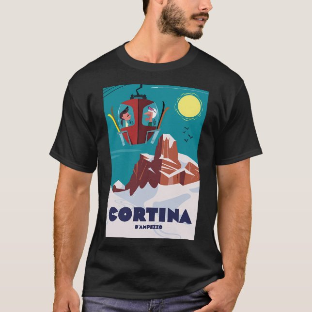 Camiseta Cortina D'Ampezzo Poster (Anverso)